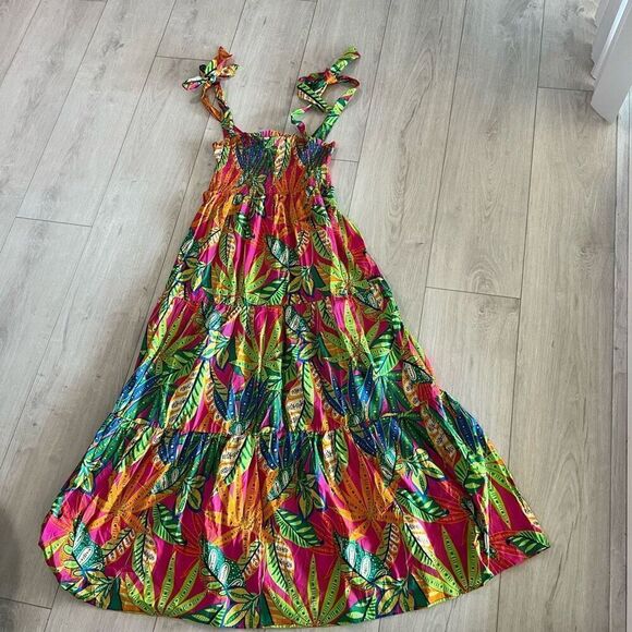 Flying Tomato LOVE AT FIRST SIGHT POPLIN MAXI dress size M - Picture 1 of 6